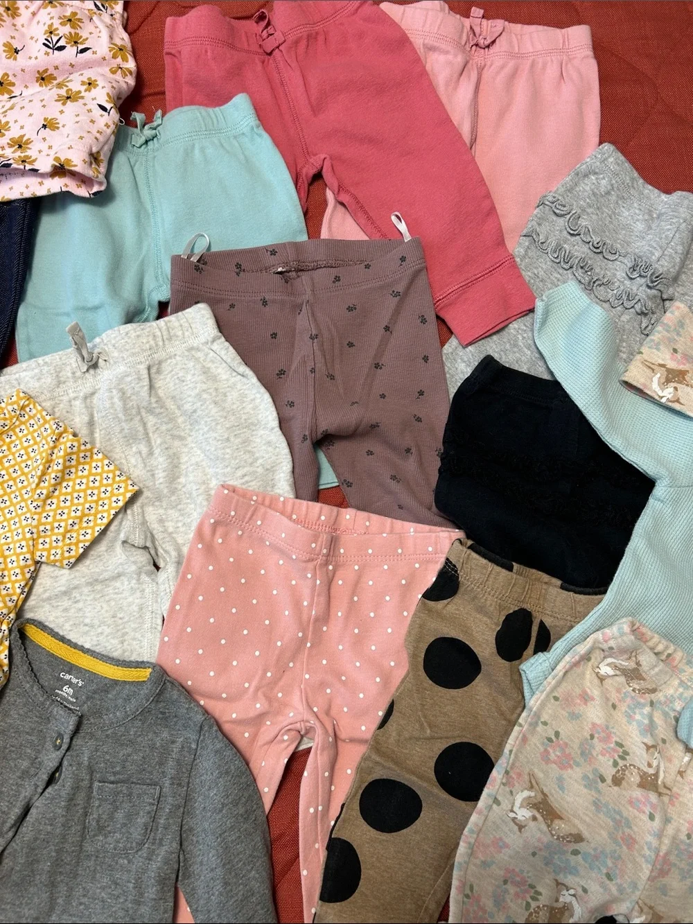 Baby Girl Mixed Clothing Lot - Pastels, Floral & Brights